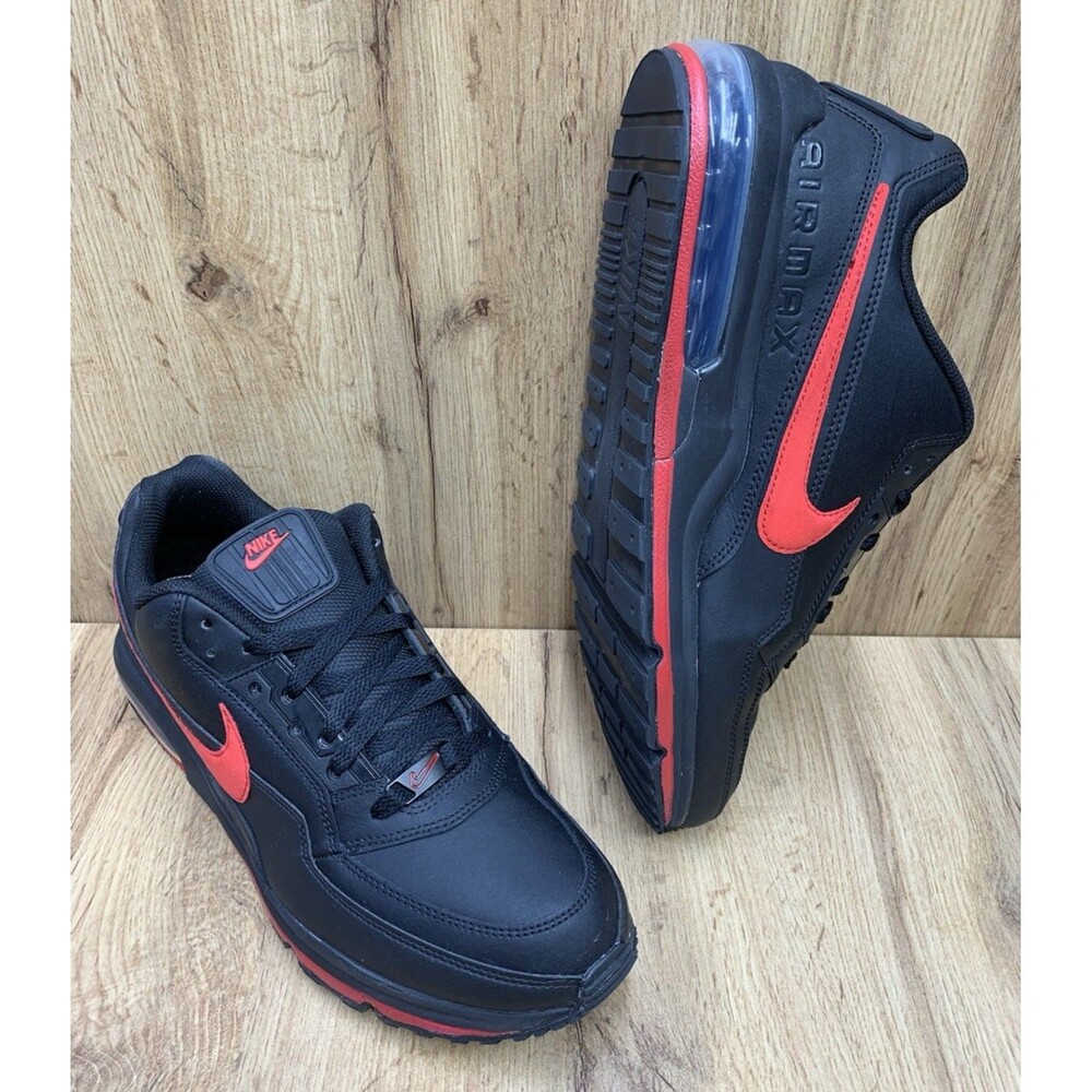 Nike Air Max LTD 3 Black University Red Men's Size 12 Sneakers 687977-065 Clean
